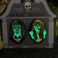 Image 2 of Ghostly Newlyweds Pin Set