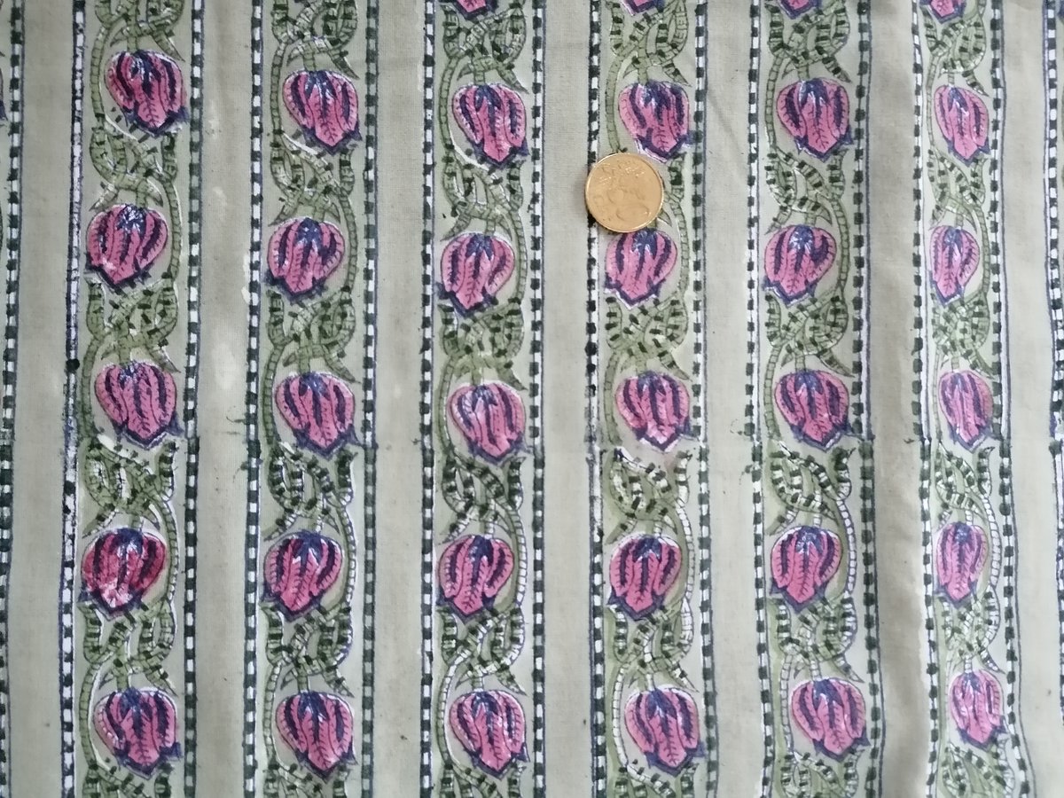Image of Namaste fabric thym lavande 