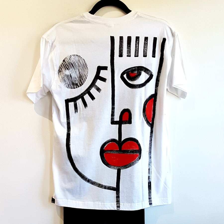 Image of #9 painted tshirt