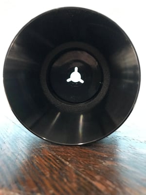Image of Burlington Recording Professional Black 1/4" NAB Hub Adapters with Aluminum Trumpet (PAIR)
