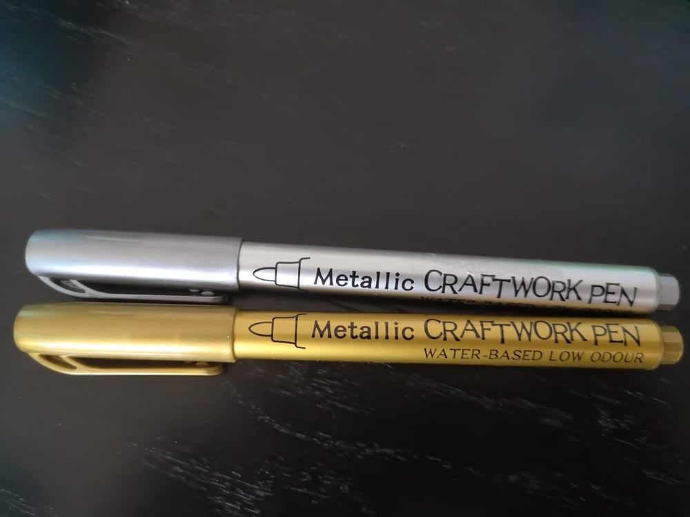 Image of Metallic Craftwork Tire Pens