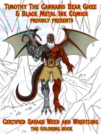 Image 2 of Black Metal Ink The Lost Chronicles of Davollace The coloring book 2