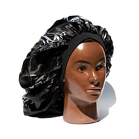 Image 1 of Oversized Satin Bonnet