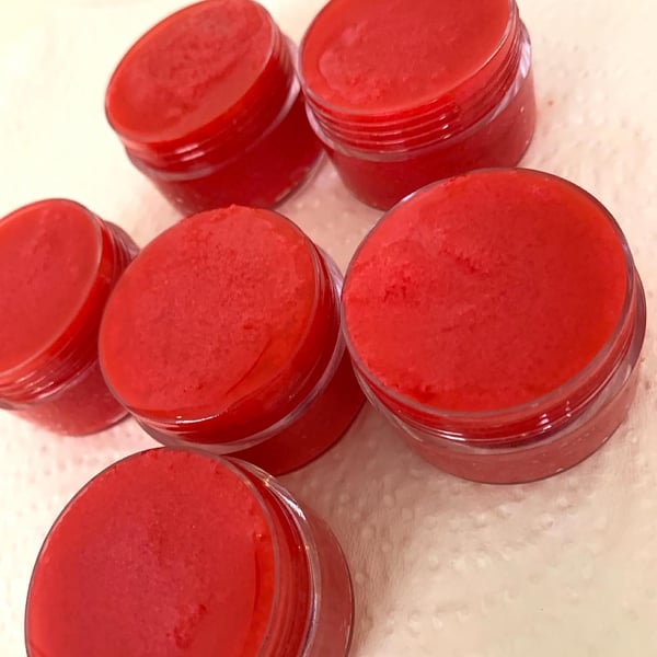 Image of Raspberry lip scrub 