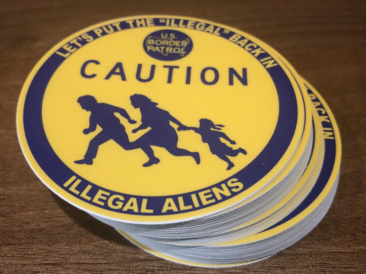 Image of LET’S PUT “ILLEGAL” BACK IN ILLEGAL ALIEN ~ DECAL