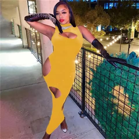 "Hole" Me Up Dress Image 4