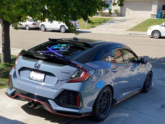 Rear Window Demon Decal