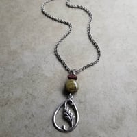 Image 4 of From the Forest Floor – Silver Fern Necklace
