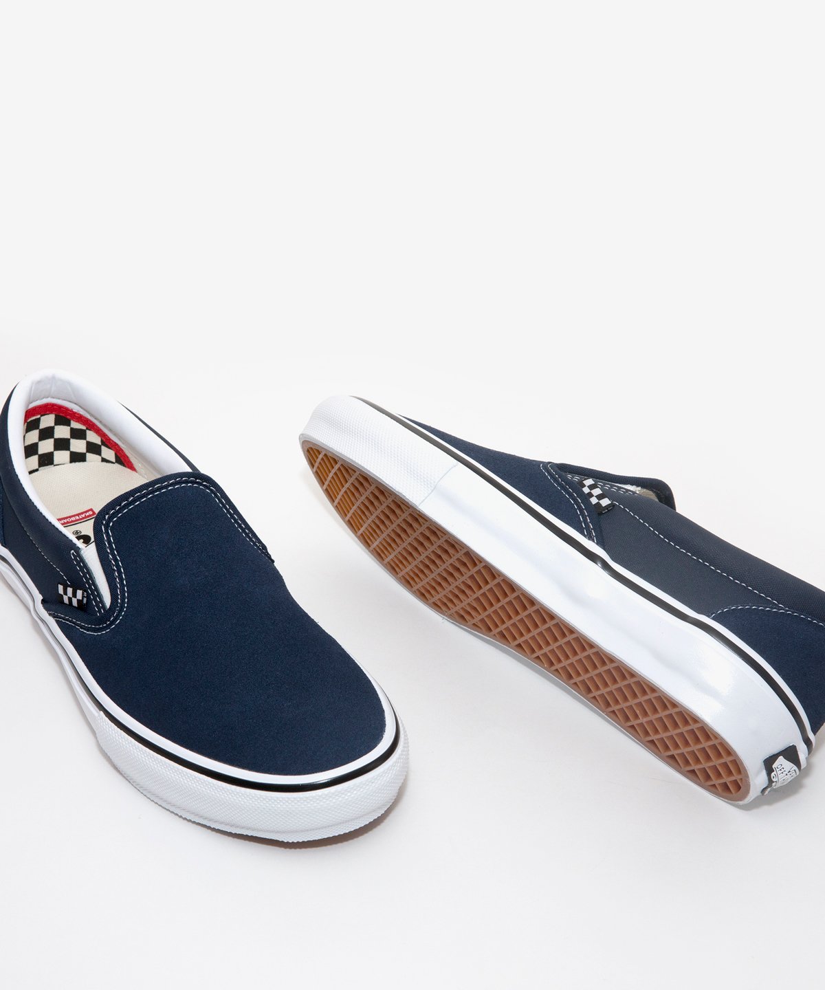 Shoes Vans Slip On Pro Dress Blue Suede Vans Authentic Dress Blue