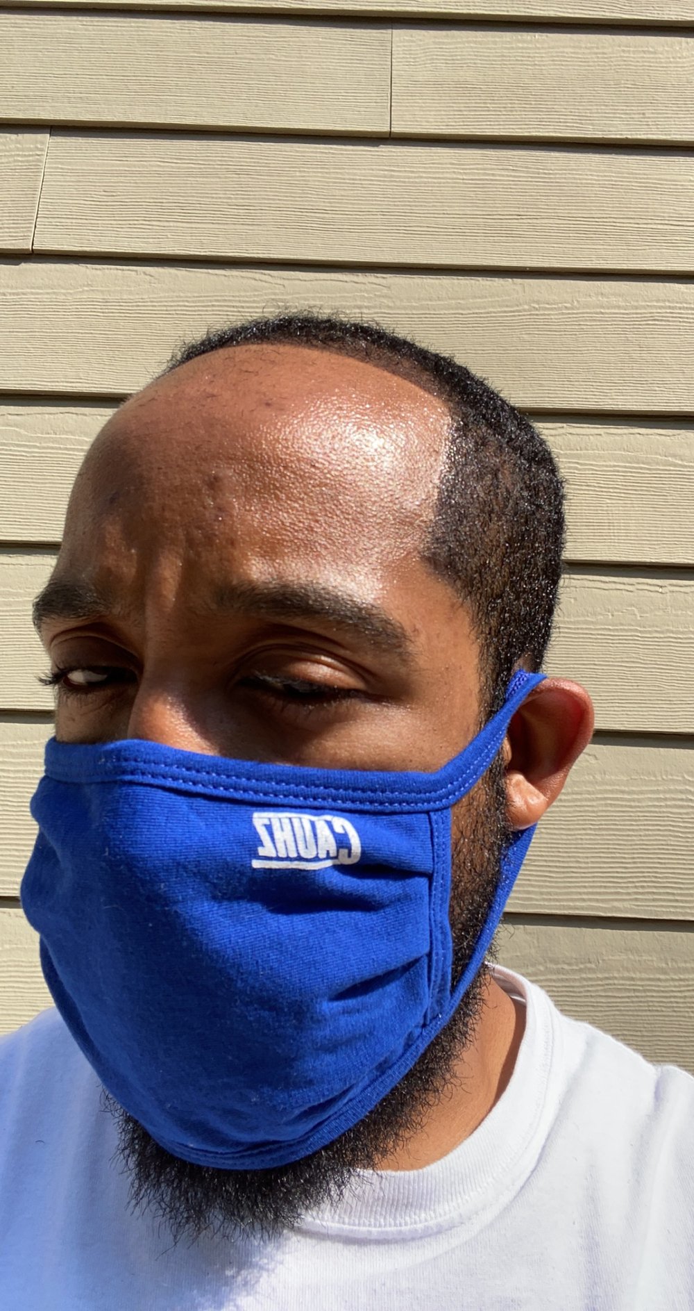 Cauhz™️ Acronym Royal Blue Face Mask