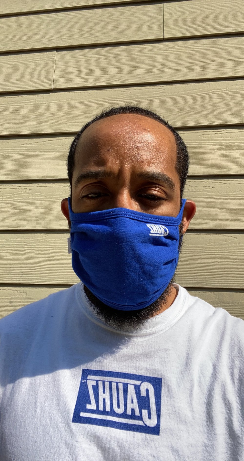 Cauhz™️ Acronym Royal Blue Face Mask