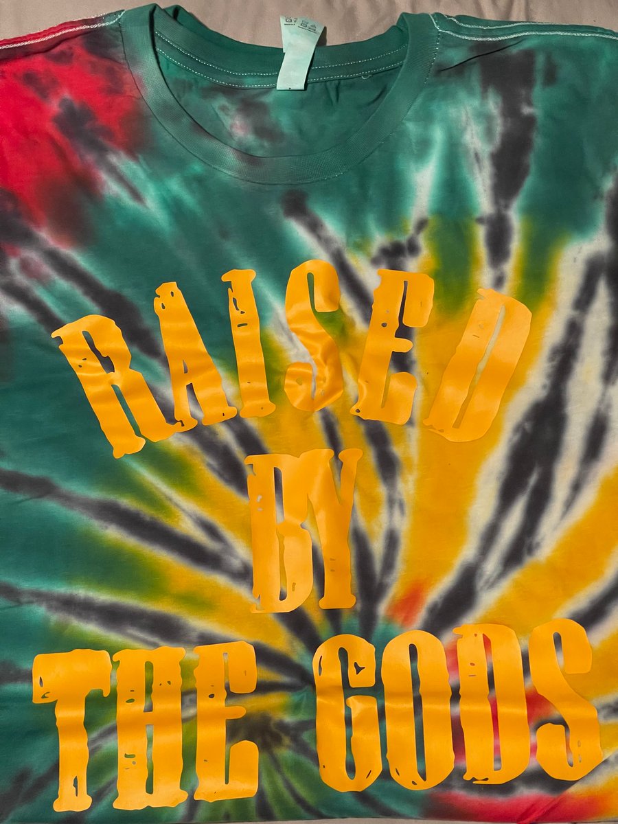 Image of Raised By The Gods [ath gold] Tie-dye