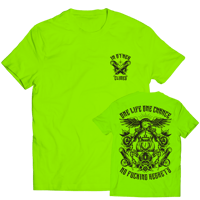 Image 1 of T-shirt One Life One Chance Green