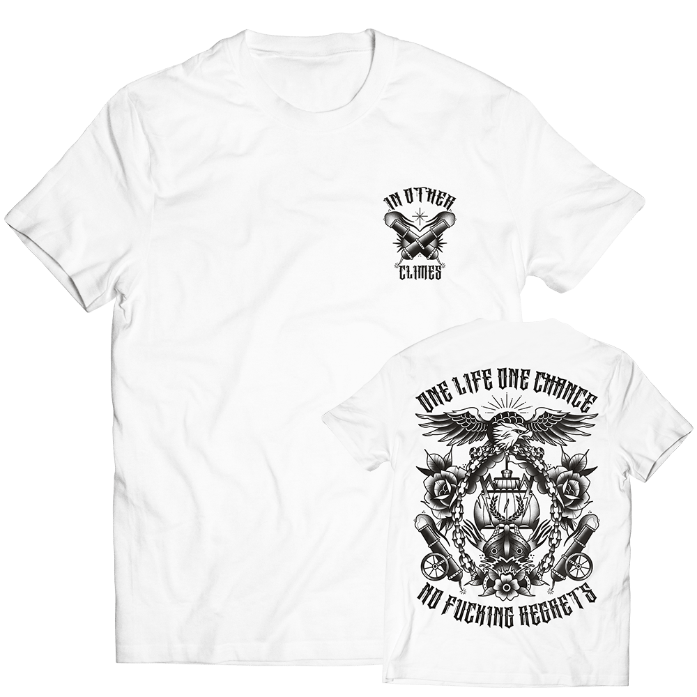 T-shirt One Life One Chance White
