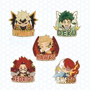 Hero Enamel Pins