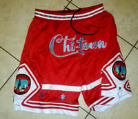 Image 1 of SEE RED CHICAGO MESH BASKETBALL SHORTS 