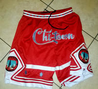 Image 2 of SEE RED CHICAGO MESH BASKETBALL SHORTS 