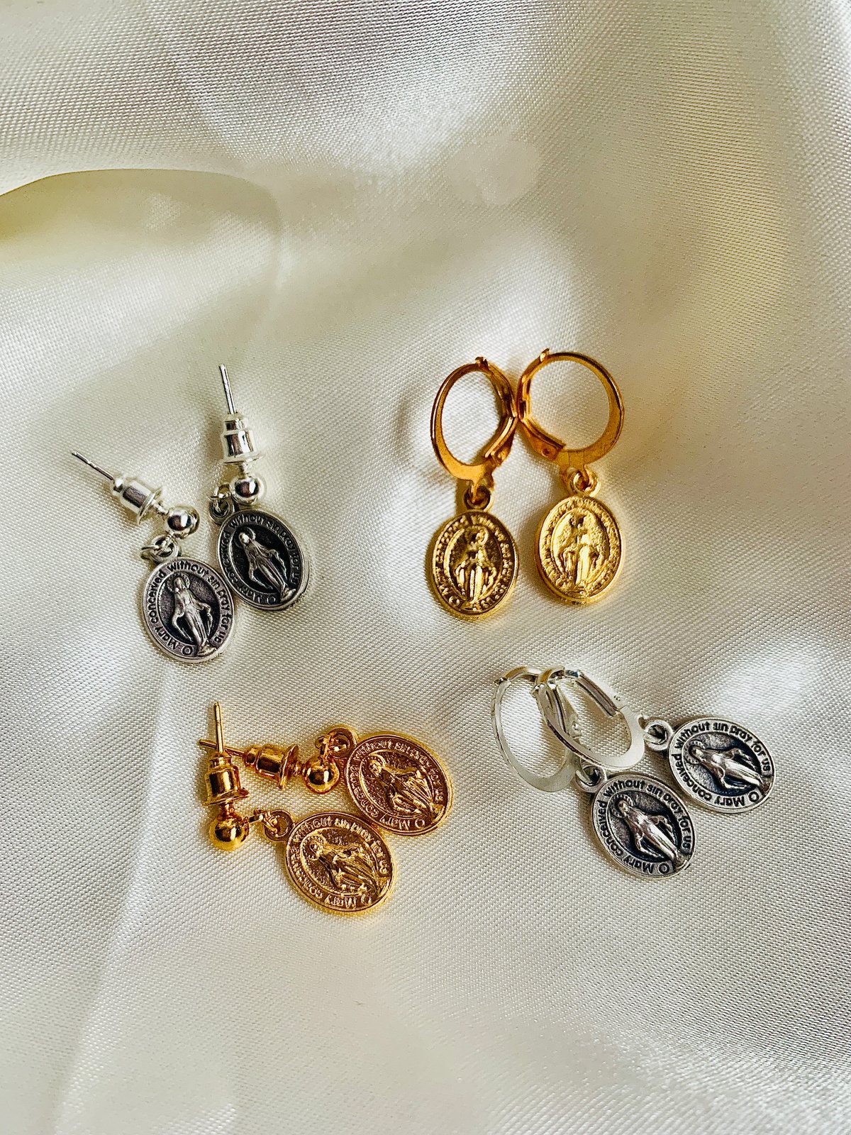 Miraculous Medal Earrings