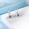 The Luxe Silver Eye Earrings