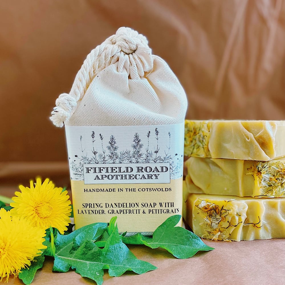 Image of Wildcrafted Spring Dandelion Soap with Lavender, Grapefruit & Petitgrain