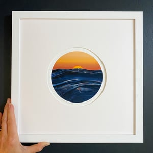 Image of Porthole sunrise giclee print 