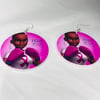 Fight Like A Girl Wood Earrings 