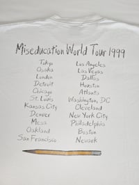 Image 5 of *Rare* Lauryn Hill 1999 'Miseducation World Tour' White T-Shirt