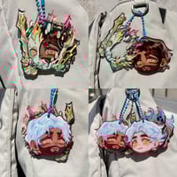 Image 3 of Jayvik Double Layered Keychain Set