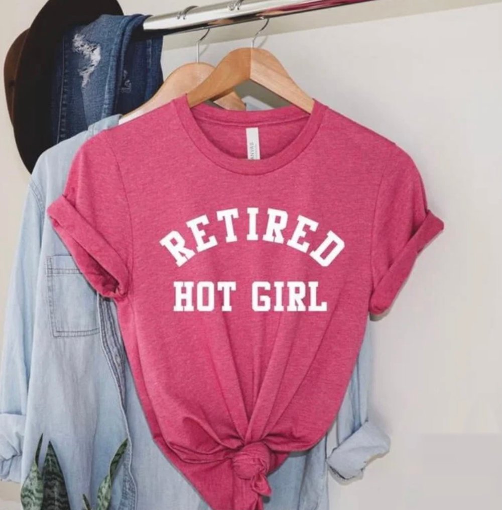 Image of RETIRED HOT GIRL T-SHIRT