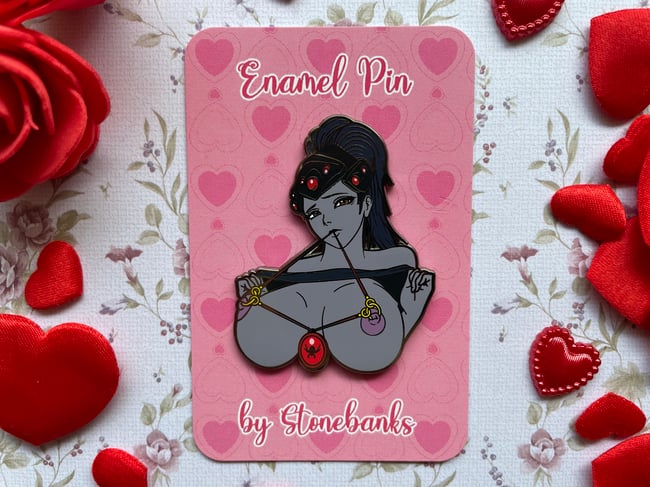 Sexy Game French Girl Pin