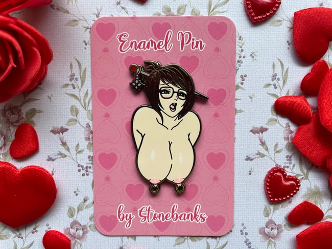 Sexy Game Snow Girl Pin