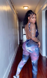 Image 2 of Curvy Girl ty dye one piece jumpsuit 