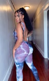 Curvy Girl ty dye one piece jumpsuit 