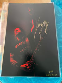 Signed and numbered fine quality 15 by 10 inch photo print!