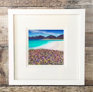 Image of Seilebost machair Harris print
