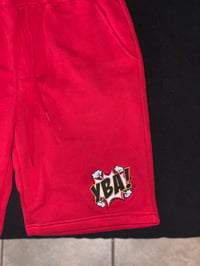 Image 1 of Red (YBA) shorts