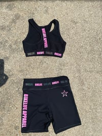 Image 2 of Sports Bra and Biker Shorts set 