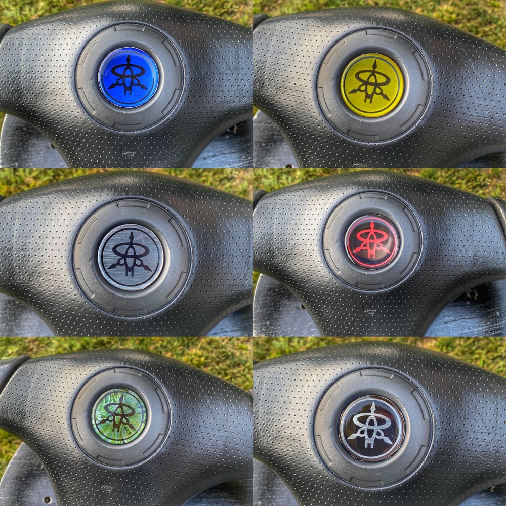 Image of 2ZZYAMAYOTA Colored Steering Wheel Badges
