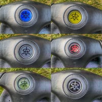 Image 3 of 2ZZYAMAYOTA Colored Steering Wheel Badges