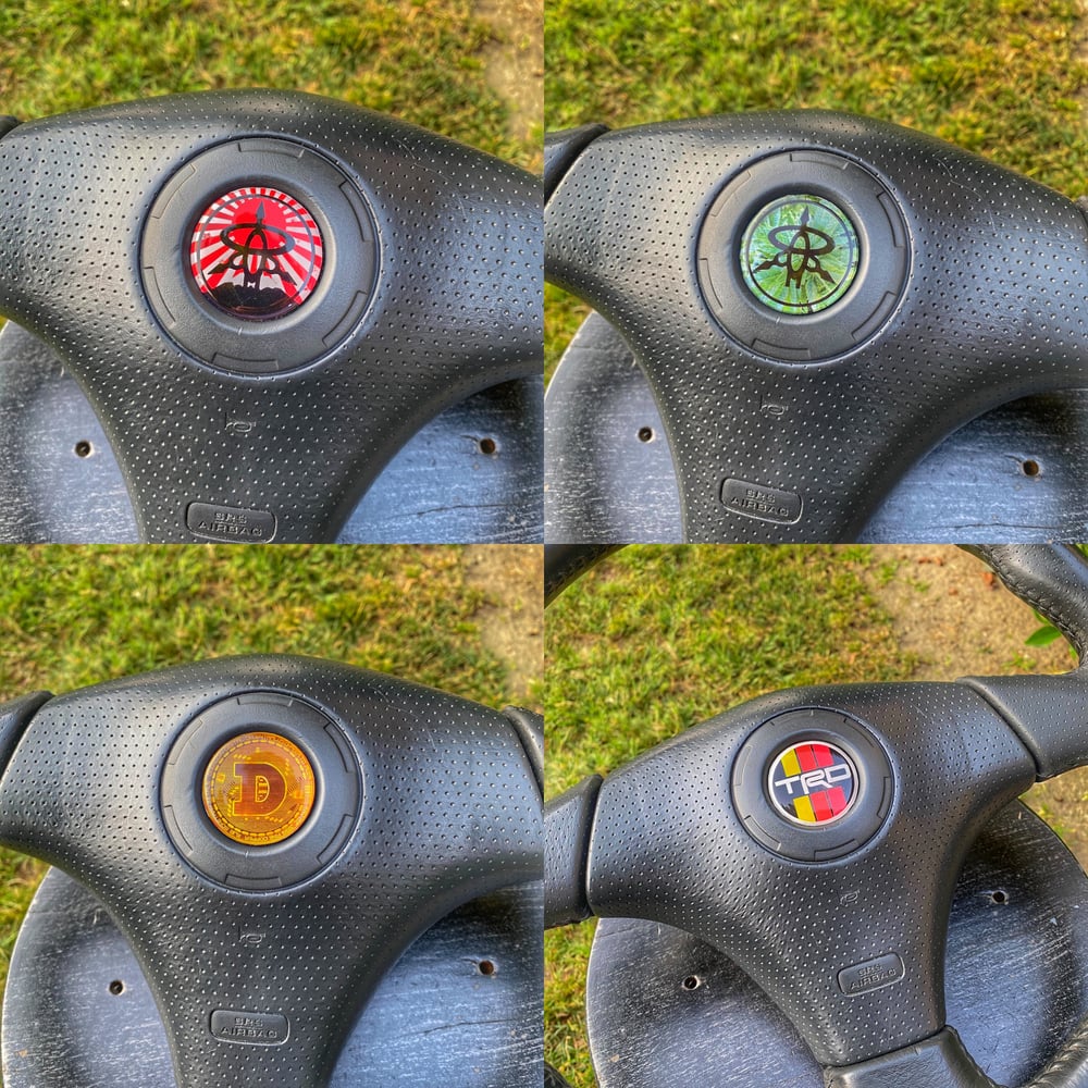 Image of (CUSTOM) 2ZZYAMAYOTA Steering Wheel Badges