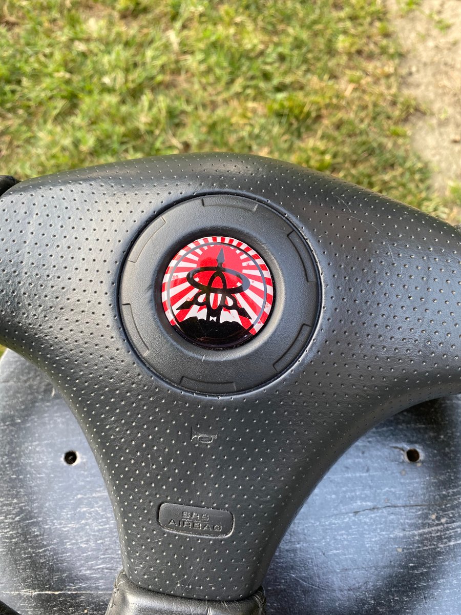 (CUSTOM) 2ZZYAMAYOTA Steering Wheel Badges ilovemy2zz