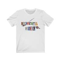 White Internal Evil Tee