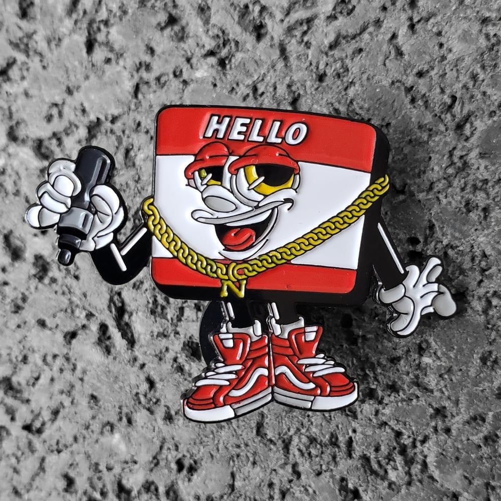 Image of Hello My Name Is... Enamel Pin