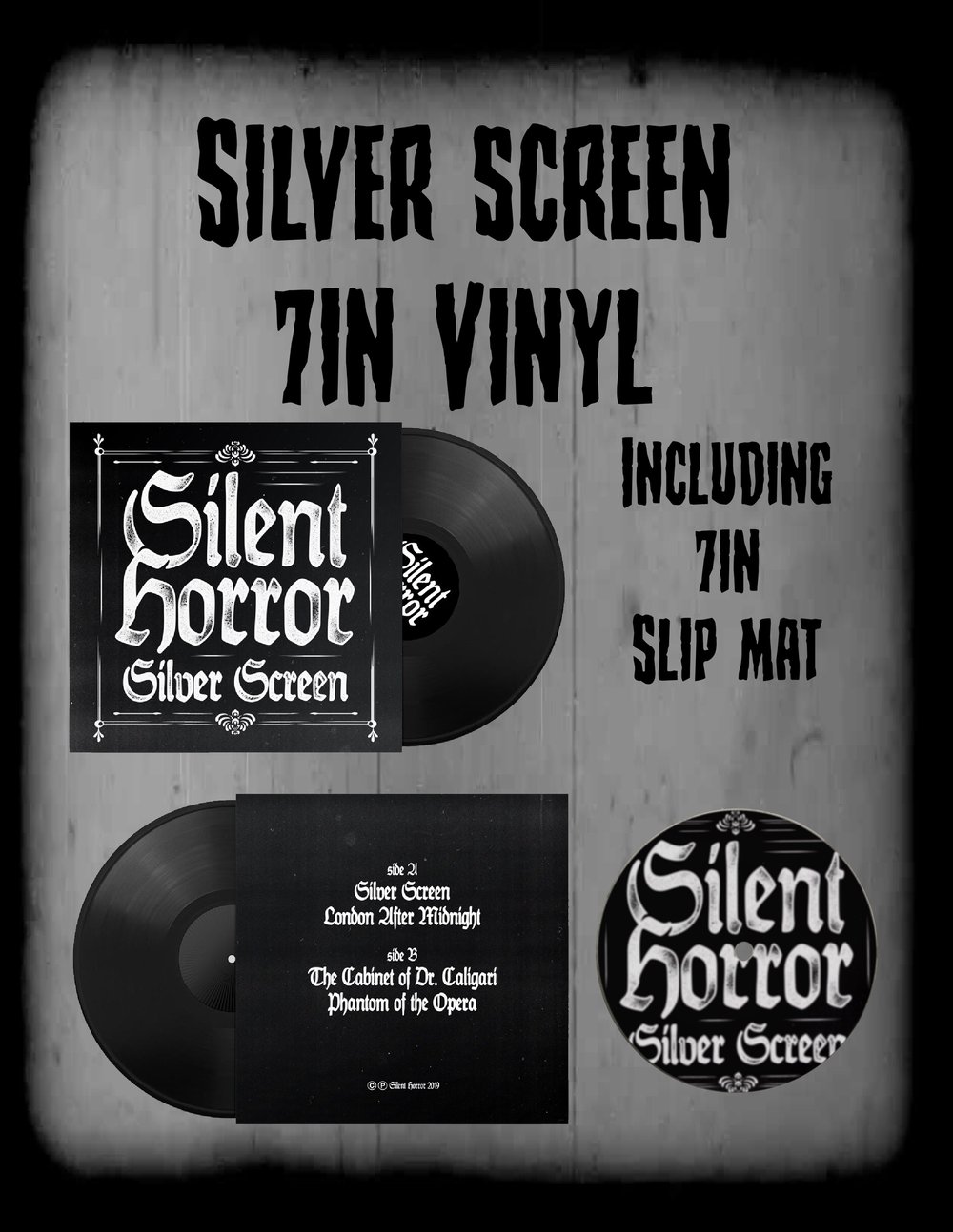 Image of Silver Screen 7" black vinyl