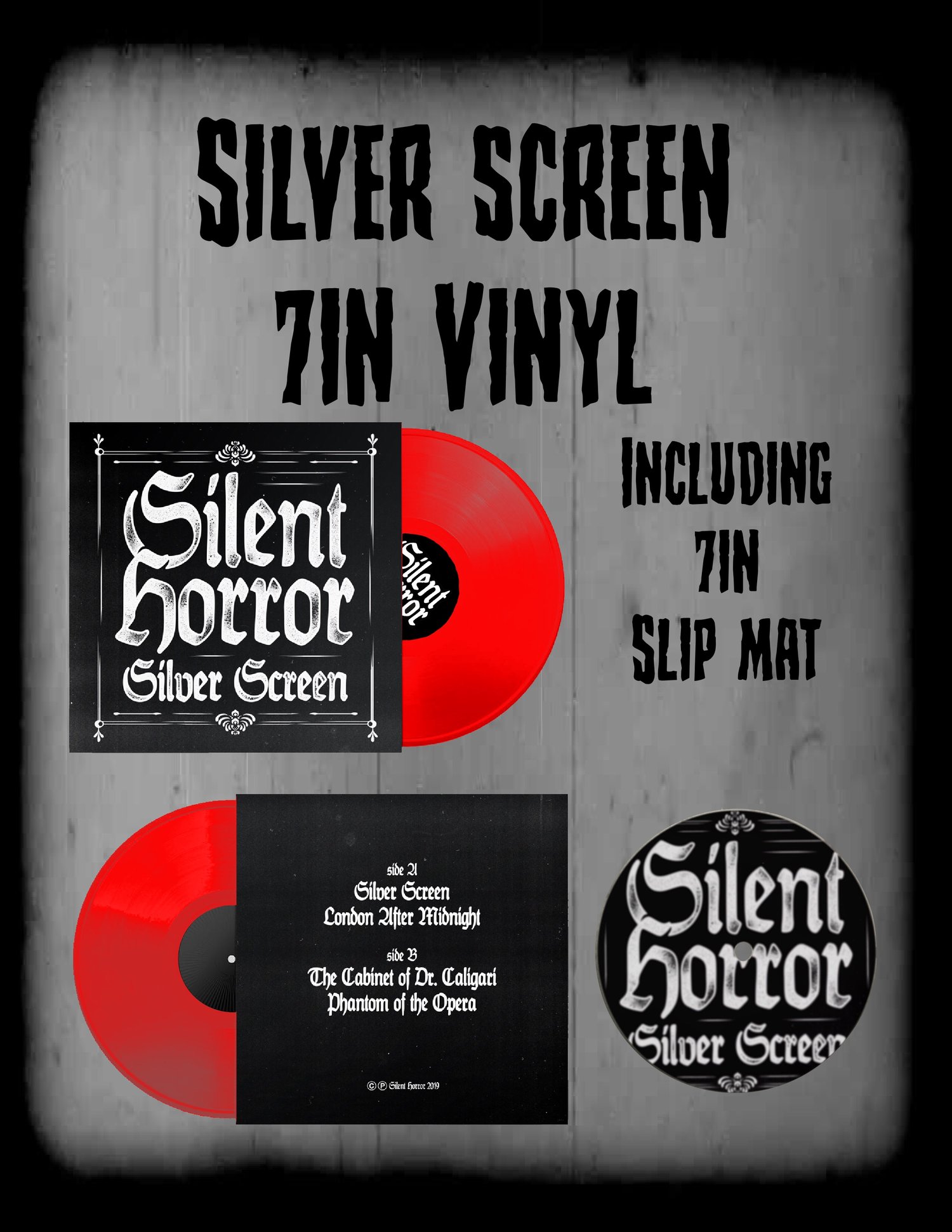 Image of Silver Screen 7" red vinyl