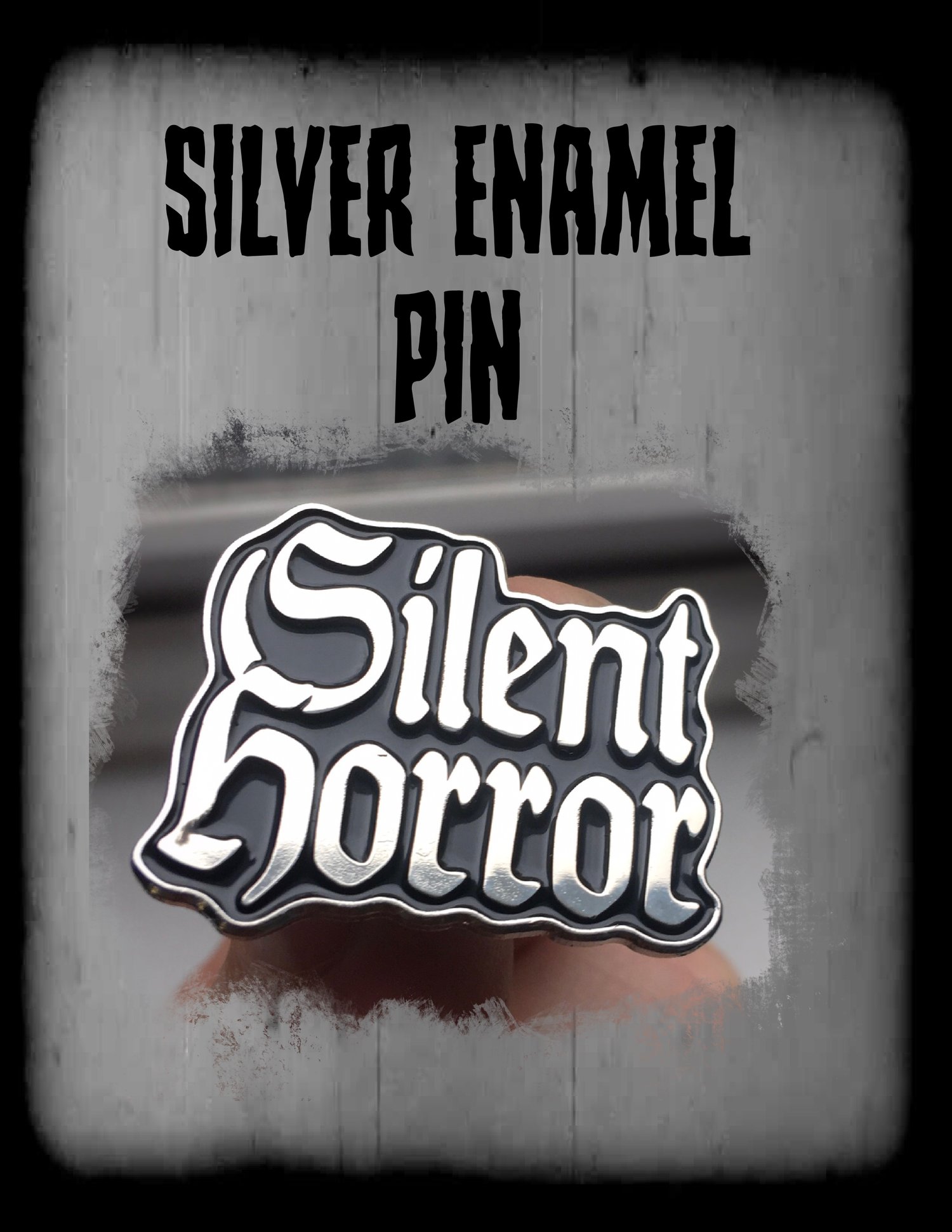 Image of Silent Horror enamel pin