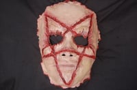 Image 1 of Satanic Pentagram Slasher Skinned Horror Mask,Heavy Metal Death Metal Grindcore Occult 666 