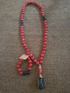 Red Beaded Necklace Set (1)