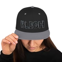 Image 2 of BLEGH OUTLINE SNAPBACK HAT