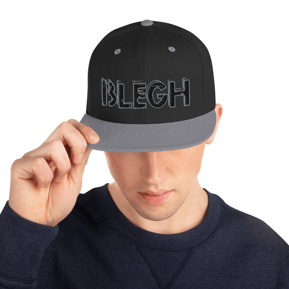 Classic Blegh Snapback Hat